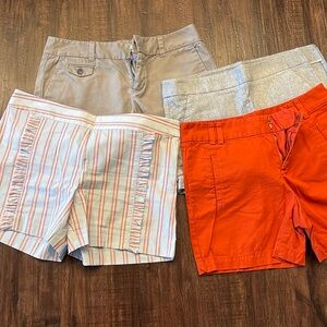 Ann Taylor Loft shorts 4 pairs